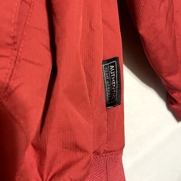 Nike Oklahoma Sooners 1/4 Zip Pullover Windbreaker Jacket Red White - Size M - Picture 4 of 10